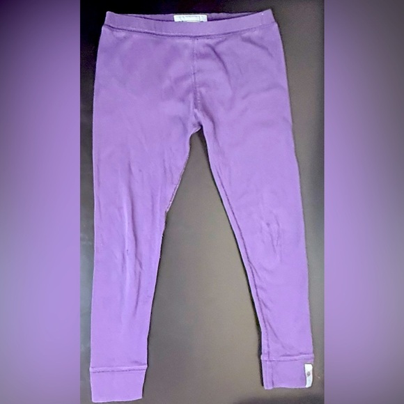 BURBERRY cotton leggings in purple - Picture 1 of 6